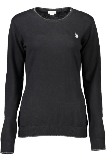 U.S. POLO ASSN. - Black Cotton Women Sweater