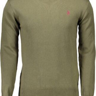 U.S. POLO ASSN. - Green Cotton Men Sweater