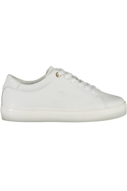 Tommy Hilfiger - White Leather Women Sneaker