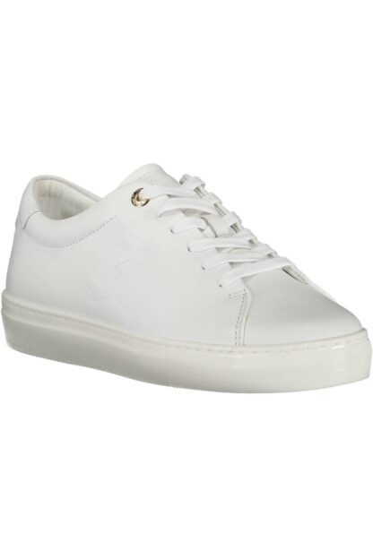 Tommy Hilfiger - White Leather Women Sneaker