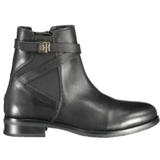 Tommy Hilfiger - Black Polyester Men Ankle Boot