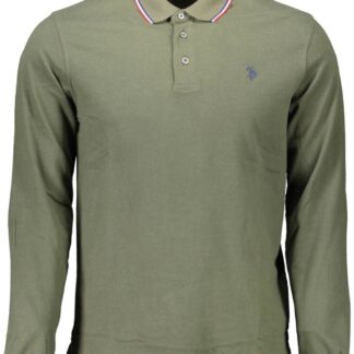 U.S. POLO ASSN. - Green Cotton Mens Polo Shirt