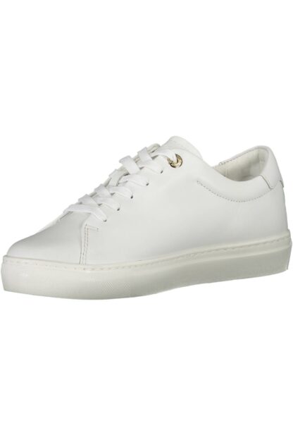 Tommy Hilfiger - White Leather Women Sneaker