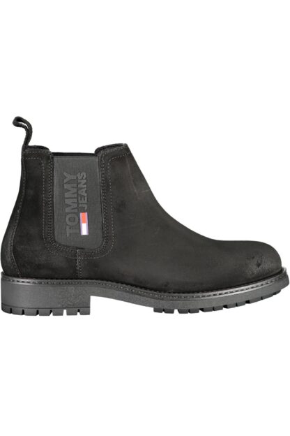 Tommy Hilfiger - Black Polyester Men Ankle Boot