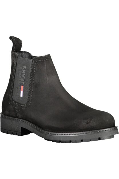 Tommy Hilfiger - Black Polyester Men Ankle Boot