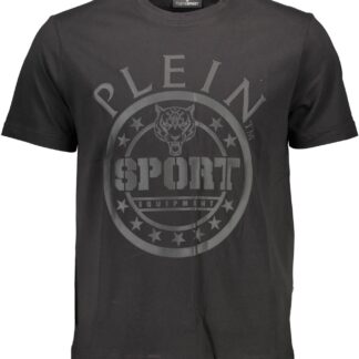 Plein Sport - Blue Cotton Men T-Shirt