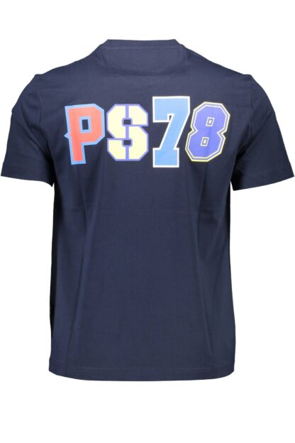 Plein Sport - Blue Cotton Men T-Shirt