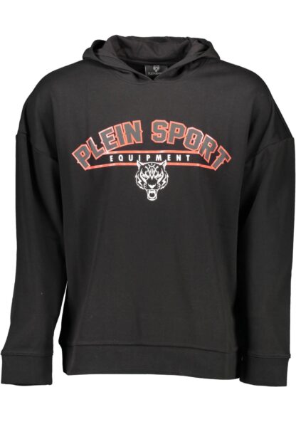 Plein Sport - Black Cotton Men Sweater