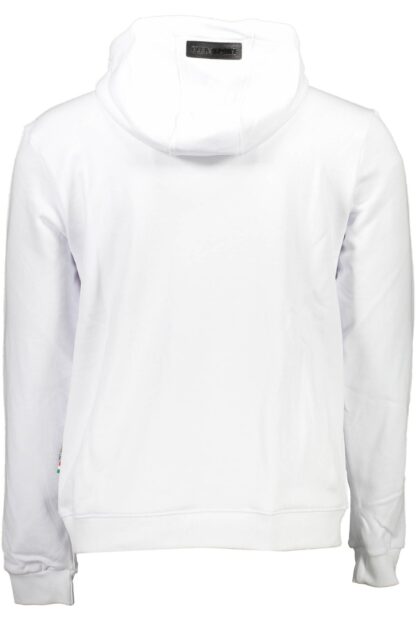 Plein Sport - White Cotton Men Sweater