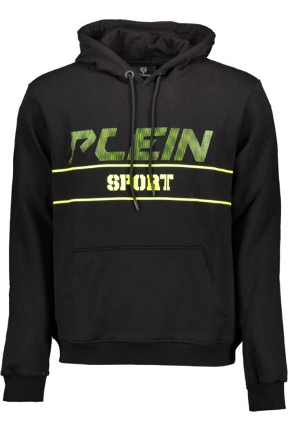 Plein Sport - Black Cotton Men Sweater