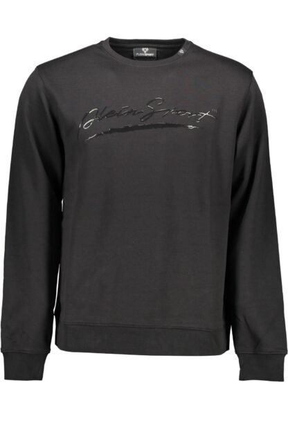 Plein Sport - Black Cotton Men Sweater