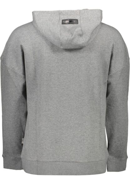 Plein Sport - Gray Cotton Men Sweater