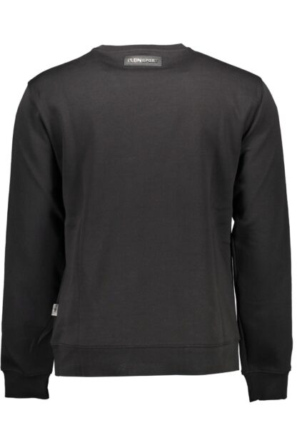 Plein Sport - Black Cotton Men Sweater