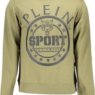 Plein Sport - Gray Cotton Men Sweater