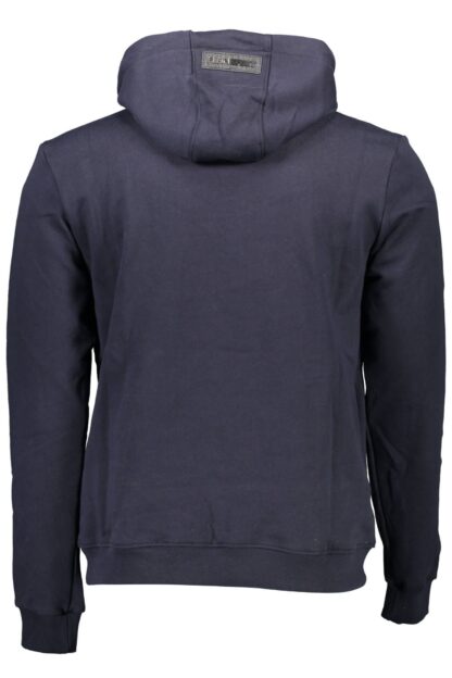 Plein Sport - Blue Cotton Men Sweater