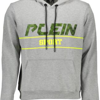 Plein Sport - White Cotton Men Sweater