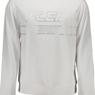 Plein Sport - Gray Cotton Men Sweater