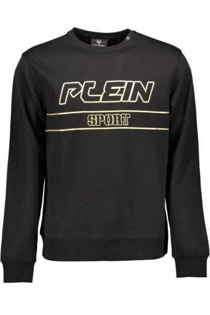 Plein Sport - Black Cotton Men Sweater