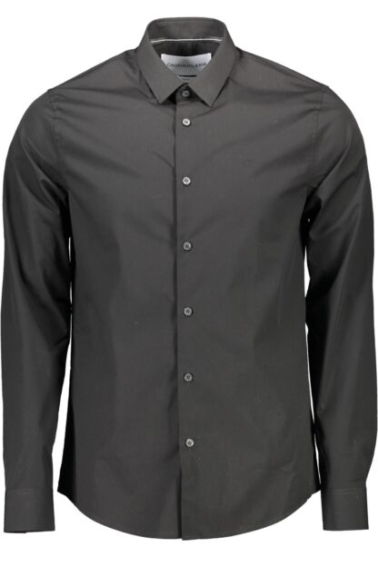 Calvin Klein - Black Cotton Men Shirt