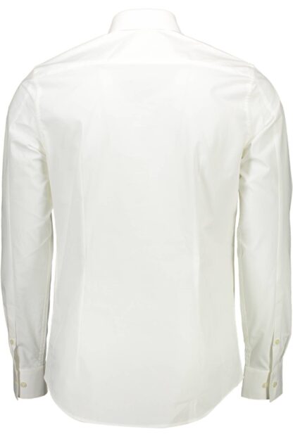 Calvin Klein - White Cotton Men Shirt