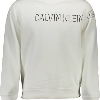 Calvin Klein - White Cotton Men Sweater