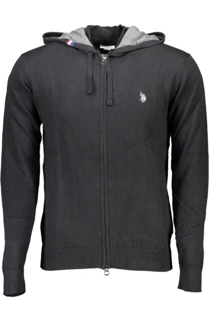 U.S. POLO ASSN. - Black Cotton Men Sweater