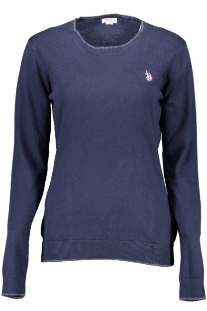 U.S. POLO ASSN. - Blue Cotton Women Sweater