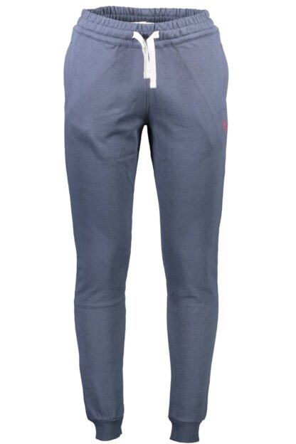 U.S. POLO ASSN. - Blue Cotton Men Sports Trouser