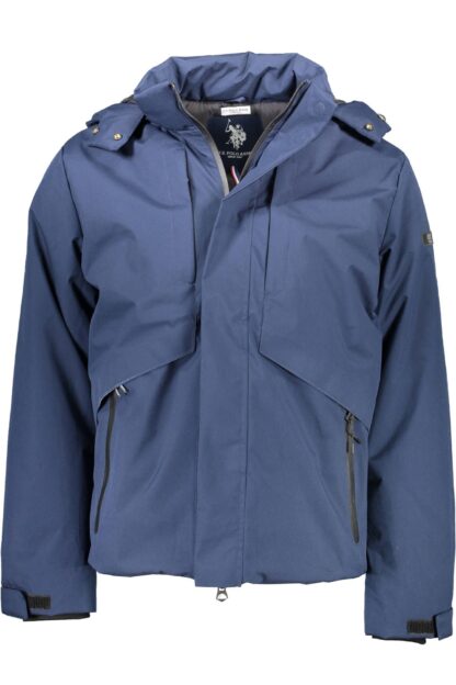 U.S. POLO ASSN. - Blue Polyester Men Jacket