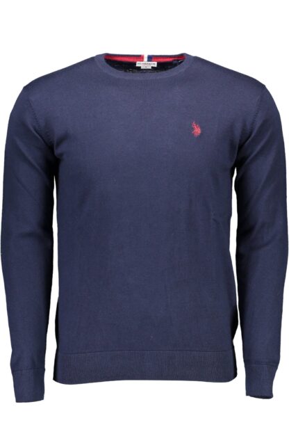 U.S. POLO ASSN. - Blue Cotton Men Sweater