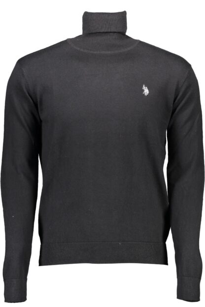 U.S. POLO ASSN. - Black Cotton Men Sweater