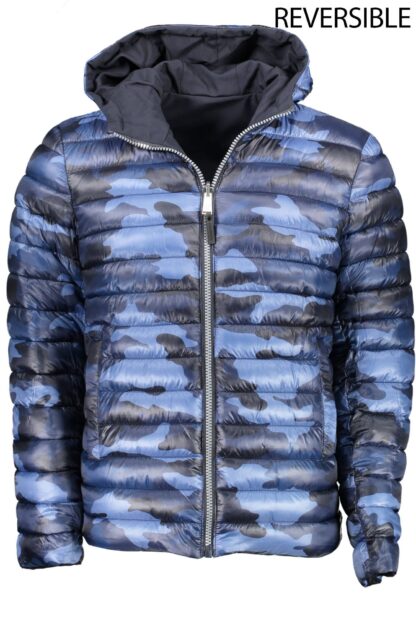 Plein Sport - Blue Polyester Men Jacket