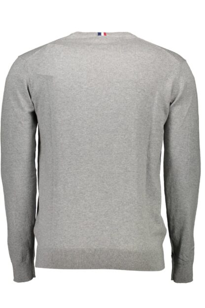 U.S. POLO ASSN. - Gray Cotton Men Sweater