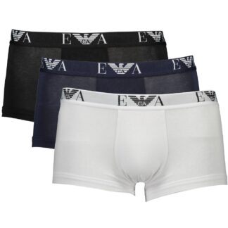 Emporio Armani - Black Cotton Men Trunk