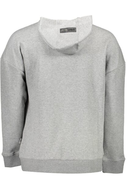 Plein Sport - Gray Cotton Men Sweater