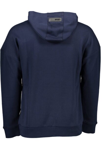 Plein Sport - Blue Cotton Men Sweater