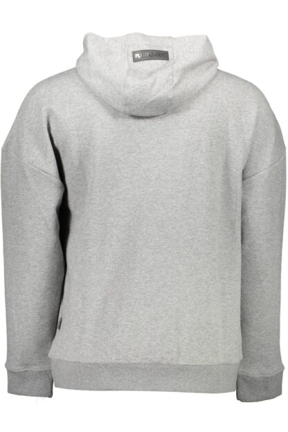 Plein Sport - Gray Cotton Men Sweater