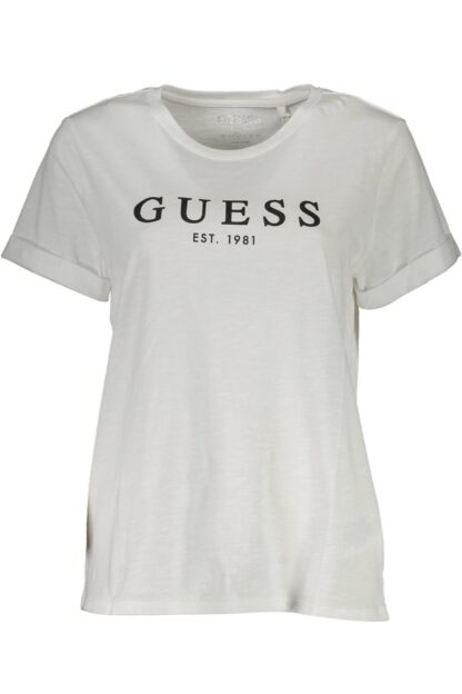 Guess Jeans - White Cotton Women T-Shirt