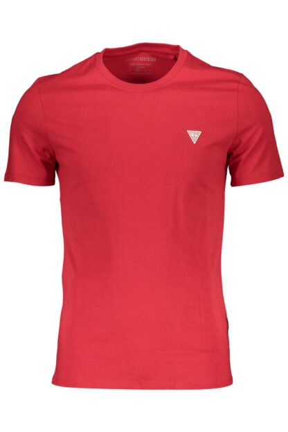 Guess Jeans - Red Cotton Men T-Shirt