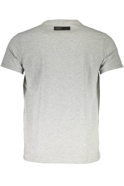 Plein Sport - Gray Cotton Men T-Shirt