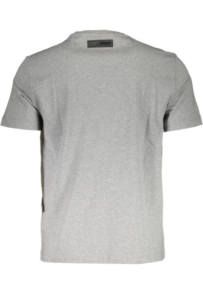 Plein Sport - Gray Cotton Men TShirt