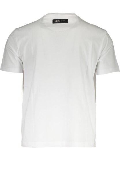 Plein Sport - White Cotton Men T-Shirt