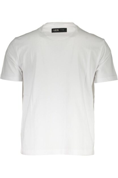 Plein Sport - White Cotton Men T-Shirt