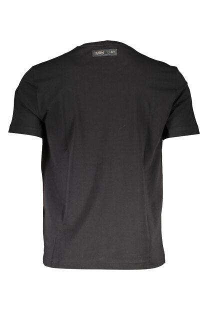 Plein Sport - Black Cotton Men T-Shirt