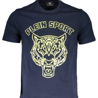 Plein Sport - Black Cotton Men T-Shirt