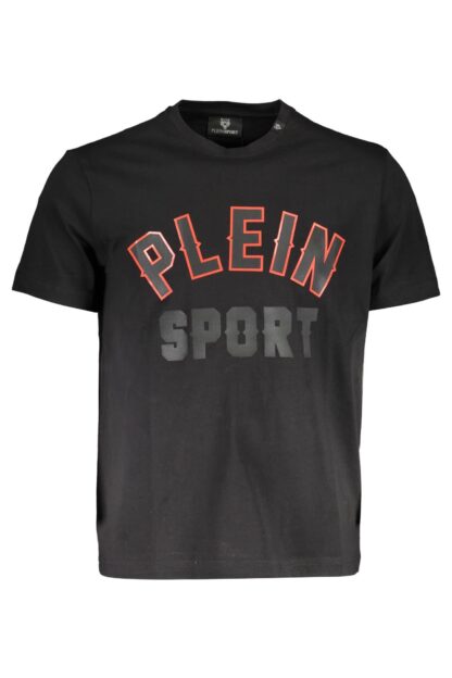 Plein Sport - Black Cotton Men T-Shirt