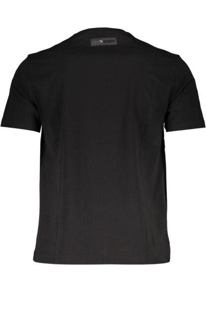 Plein Sport - Black Cotton Men T-Shirt