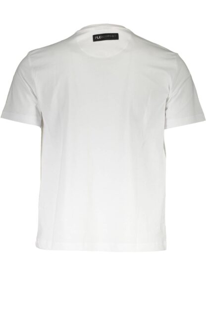 Plein Sport - White Cotton Men T-Shirt