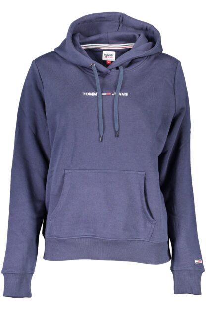 Tommy Hilfiger - Blue Cotton Women Hoodie