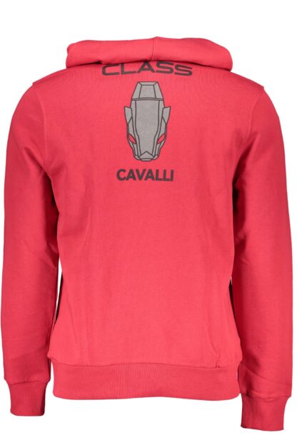 Cavalli Class - Red Cotton Men Sweater